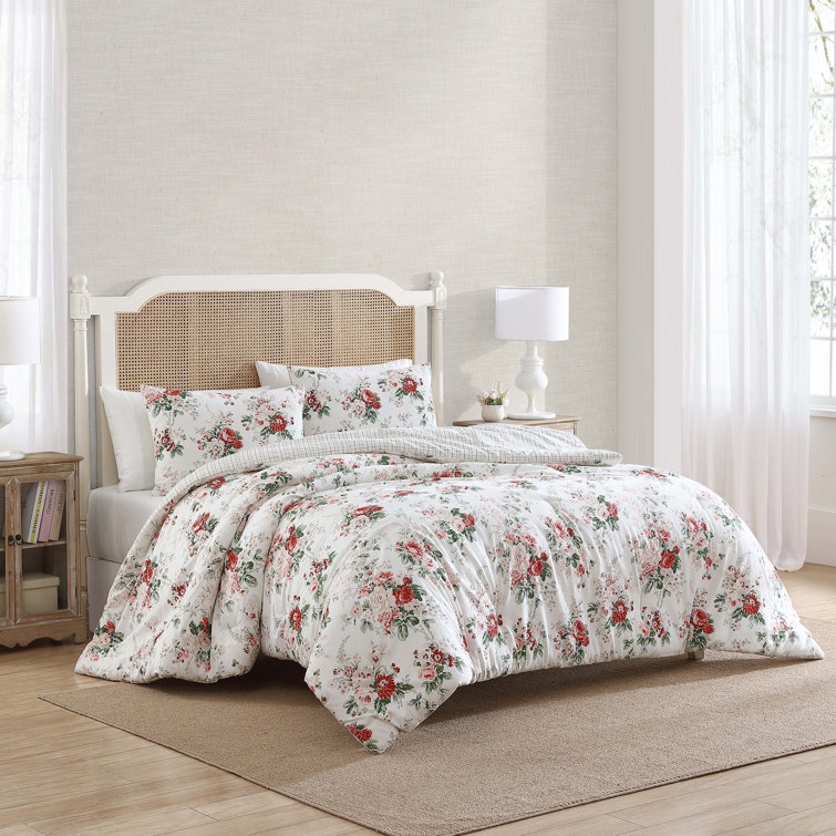 Laura Ashley Ashfield Flannel Comforter Set | Wayfair